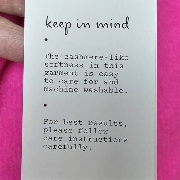 Crewneck Graphic Warm Fuzzies Pullover Pink Sweater | A New Day | OVERSIZED XS - Picture 10 of 11